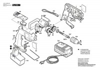 Bosch 0 601 938 558 Gbm 12 Ves-2 Cordless Drill 12 V / Eu Spare Parts